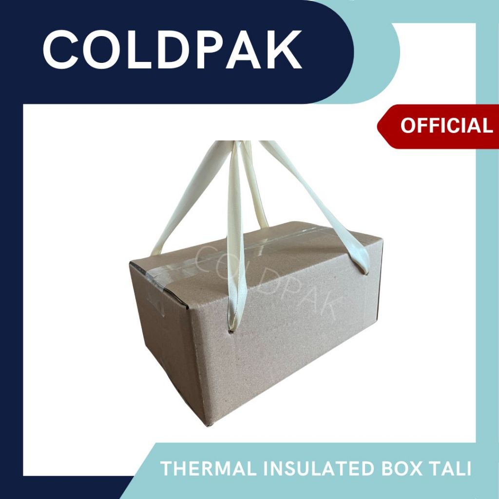 COLDPAK Thermal Insulated Box 15x15x25 cm Packaging Makanan Frozen Hampers Packaging