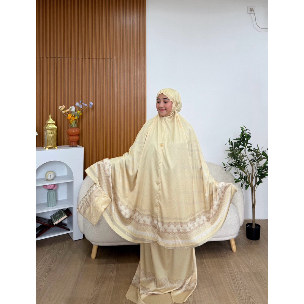 Mukena Hana Printing Free BOX KOTAK 