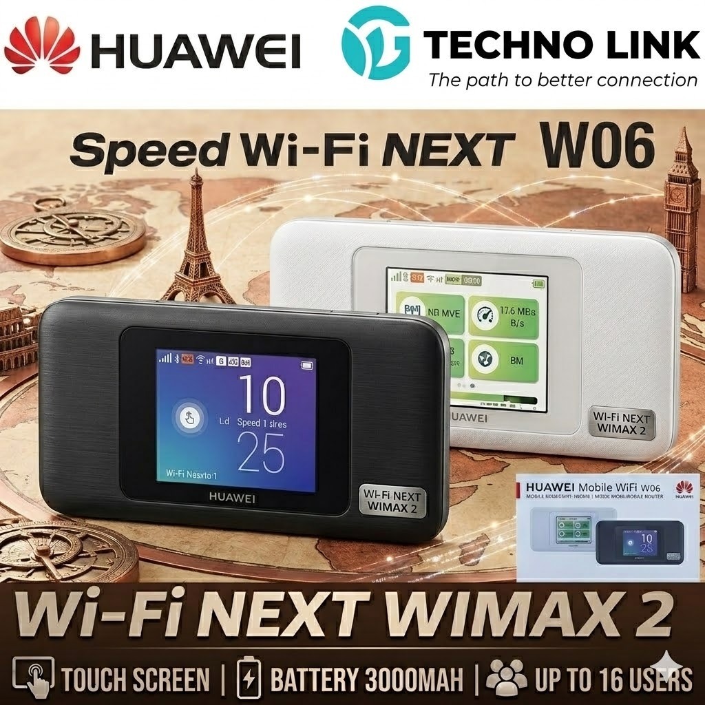 HUAWEI ELITE 6 Modem WiFi Mobile Portable 4G LTE Huawei Elite 6 TouchScreen Unlock