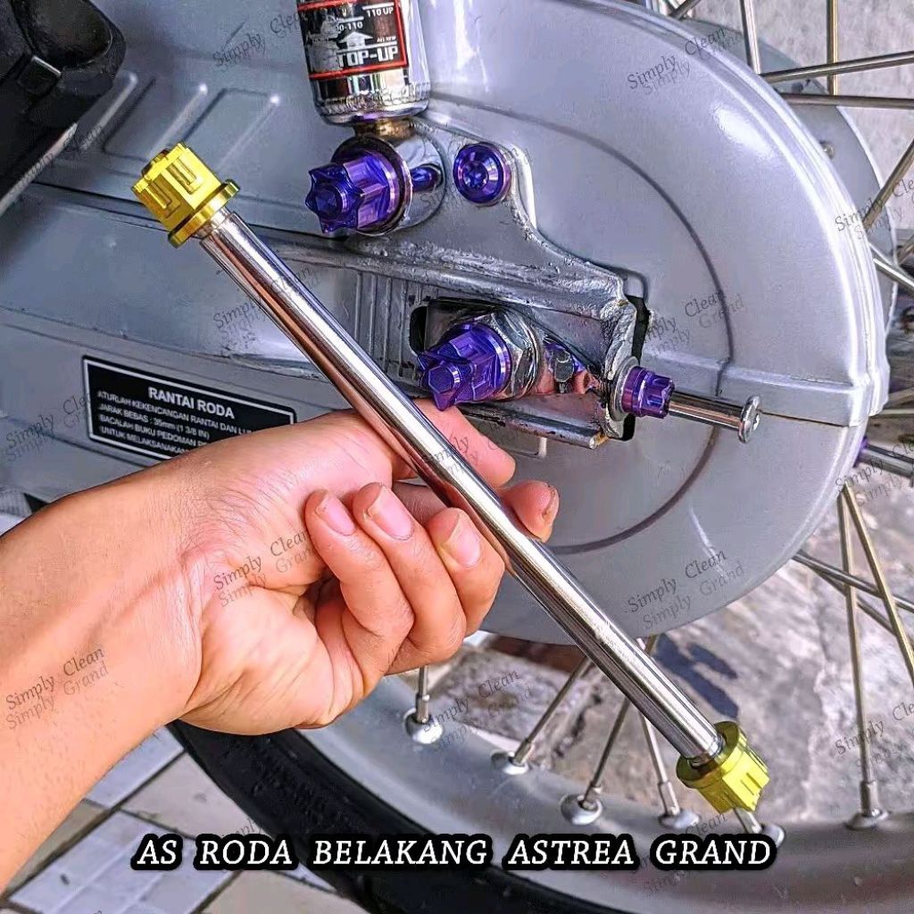 As roda belakang Astrea grand mur titanium