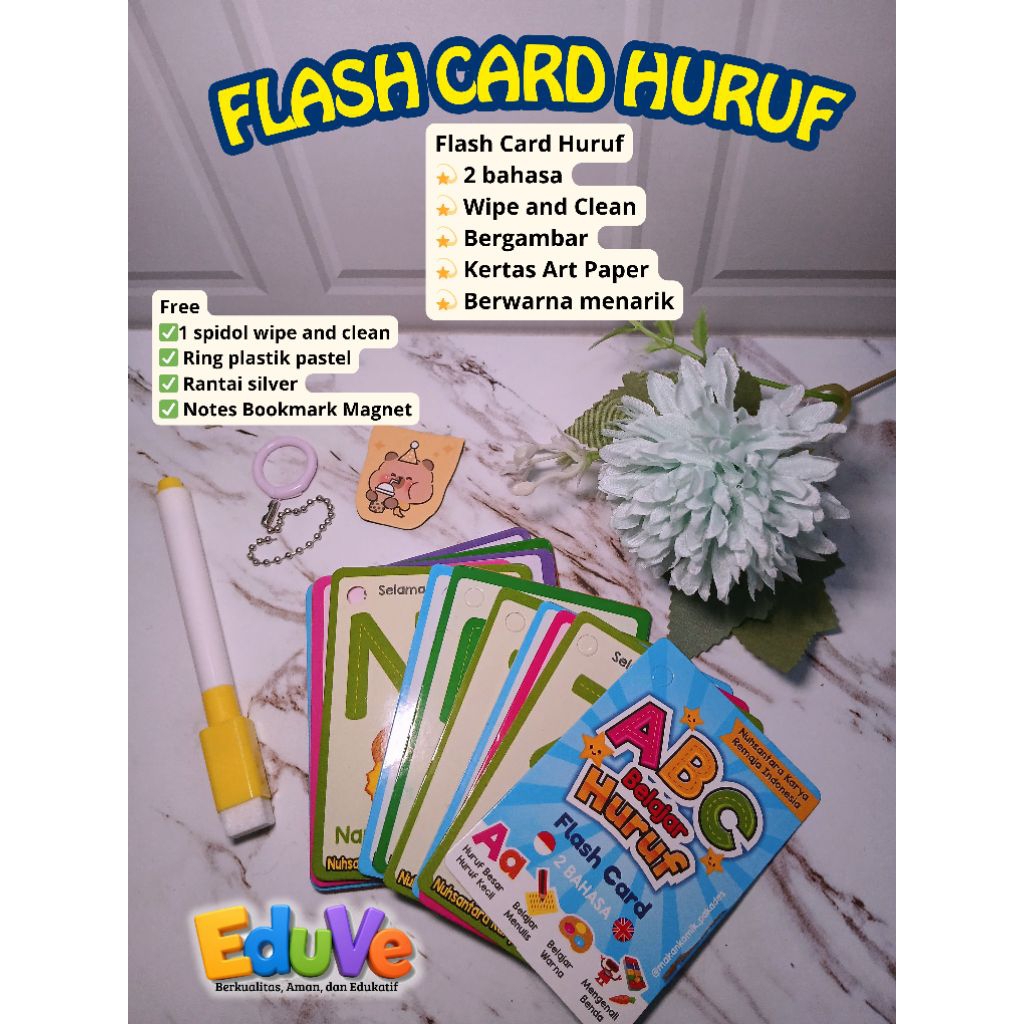Flash Card Huruf
