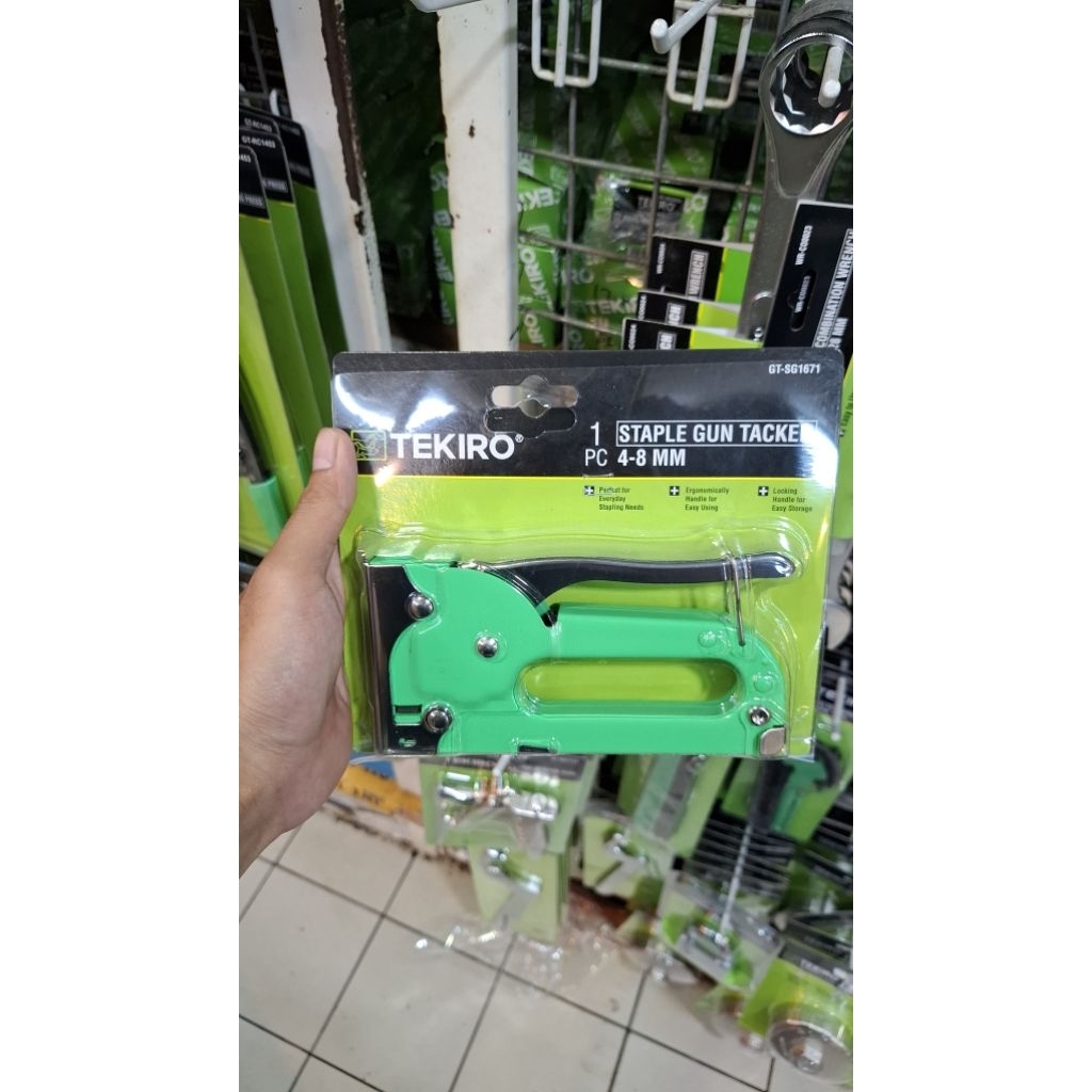 Tekiro Staples Gun Tembak / Staples Tembak Standar Ukuran 4-8mm