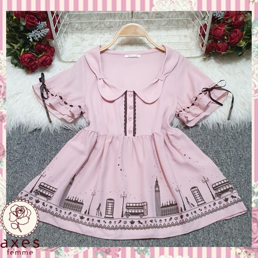 Axes Femme City View Babydoll Top
