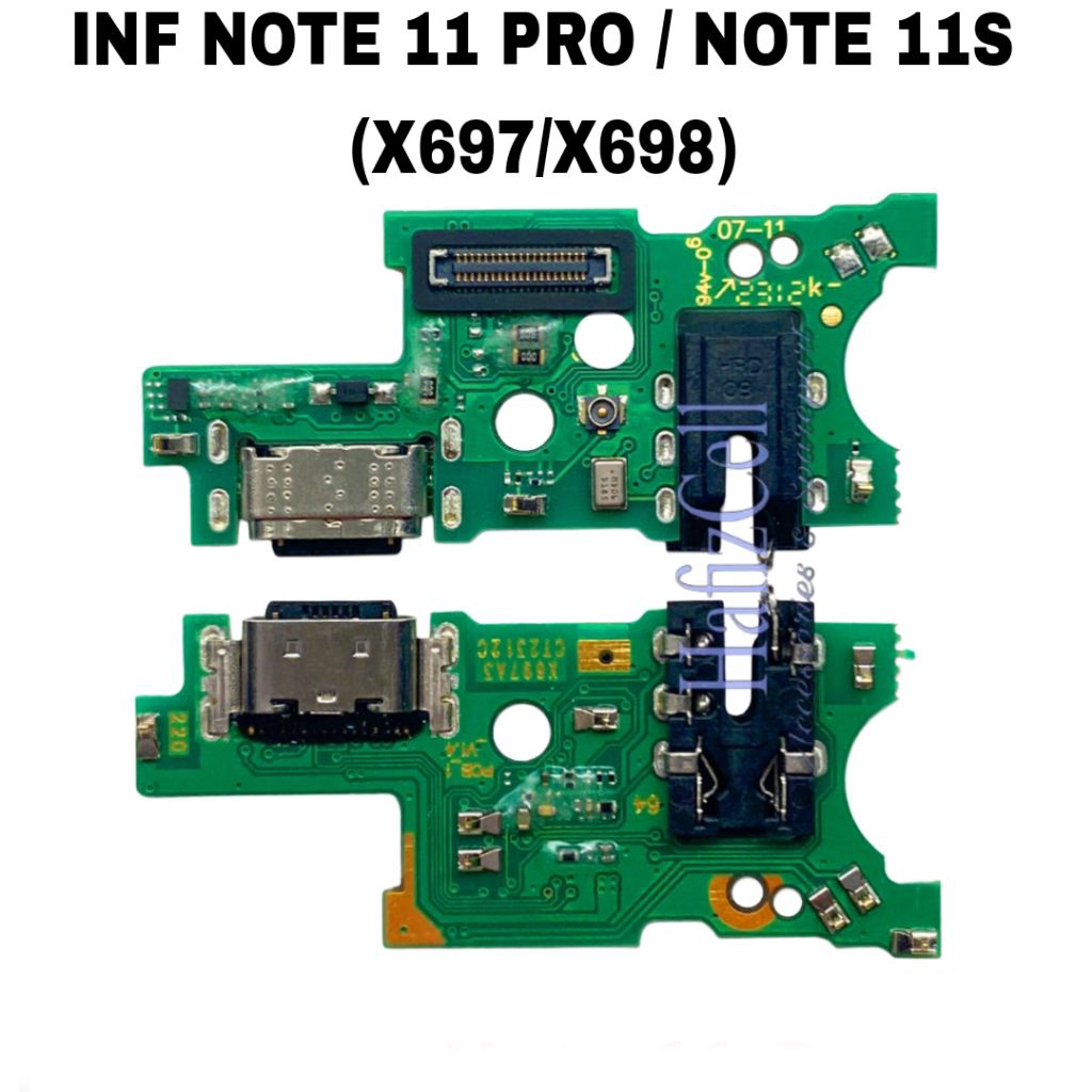 PCB CAS / CONECTOR CAS / PAPAN CAS ORI HP INFINIX NOTE 11 PRO / NOTE 11S (X697/X698)
