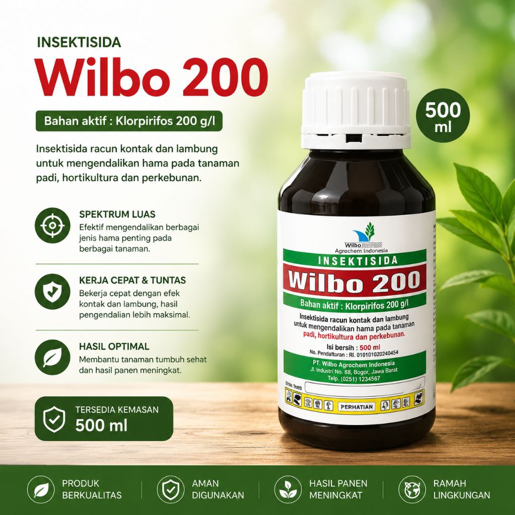INSEKTISIDA WILBO 200EC (500ml)