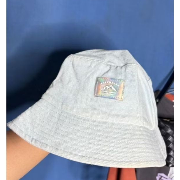 Topi Bucket Hat Jeans Miniso preloved
