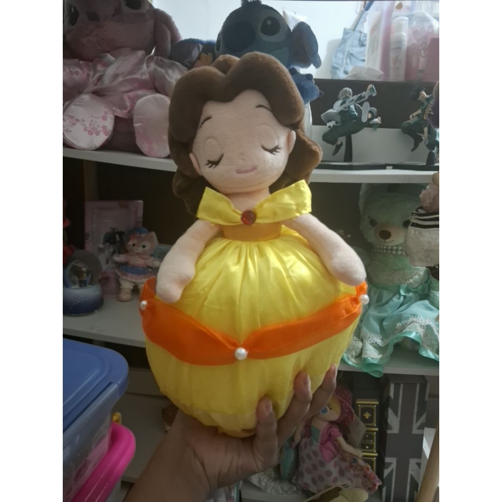 Boneka Bantal Selimut Princess Belle Beauty and The Beast