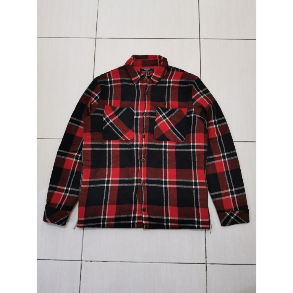 flanel jacket forever 21
