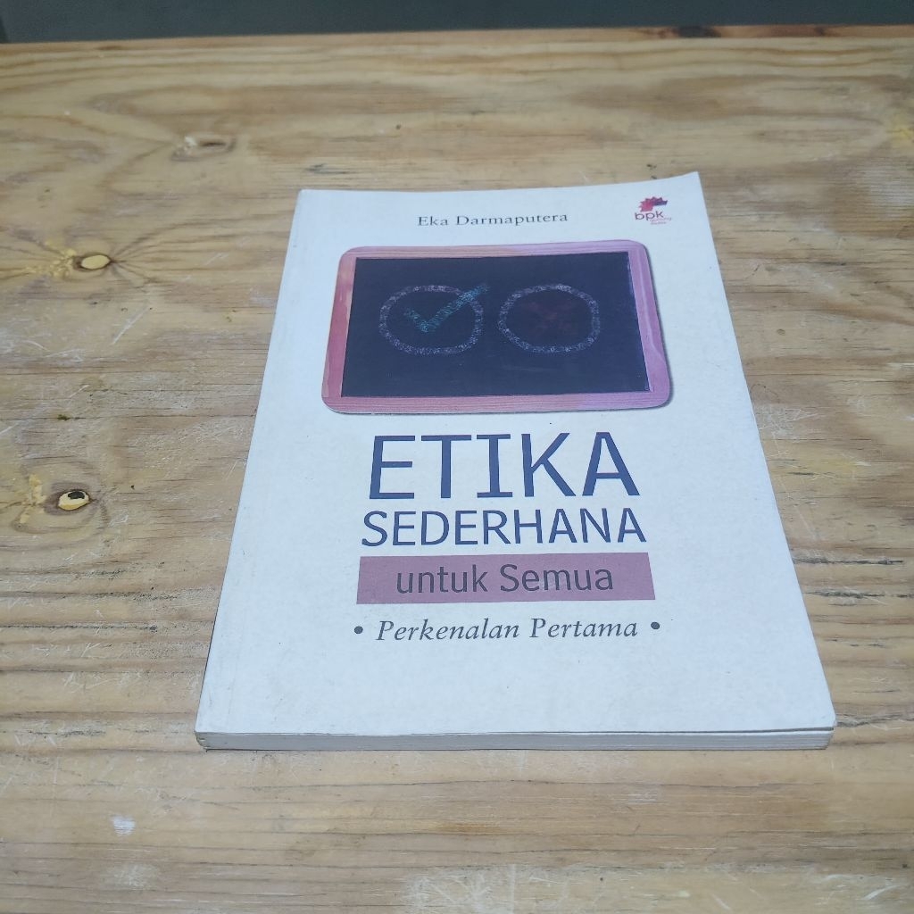 Buku Etika Sederhana Untuk Semua Perkenalan Pertama