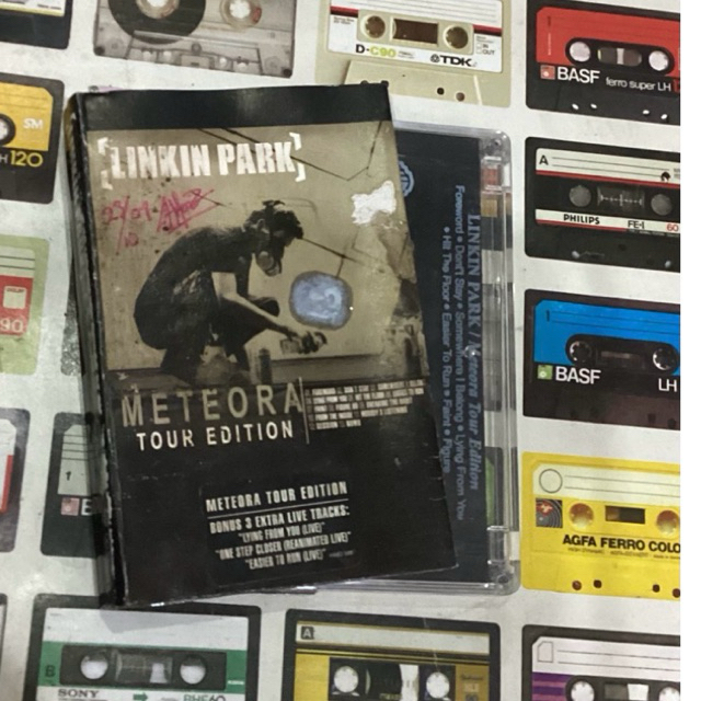 kaset pita linkin park meteora tour edition