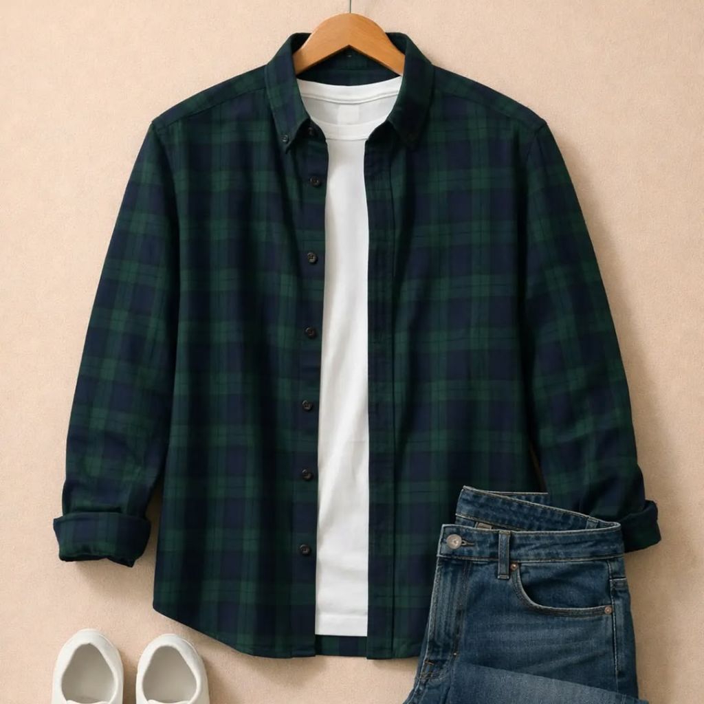 F2D Kemeja Flanel Soft Brown Black Premium Best Seller / flanel/hem pria/ flanel pria/ kemeja flanel