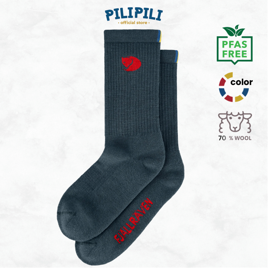 Fjallraven Wool Sock - Original Kaos Kaki Hiking Outdoor Wool Pria Wanita