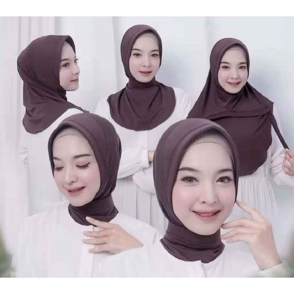 hijab polwan/hijab sporty/polwan tali.