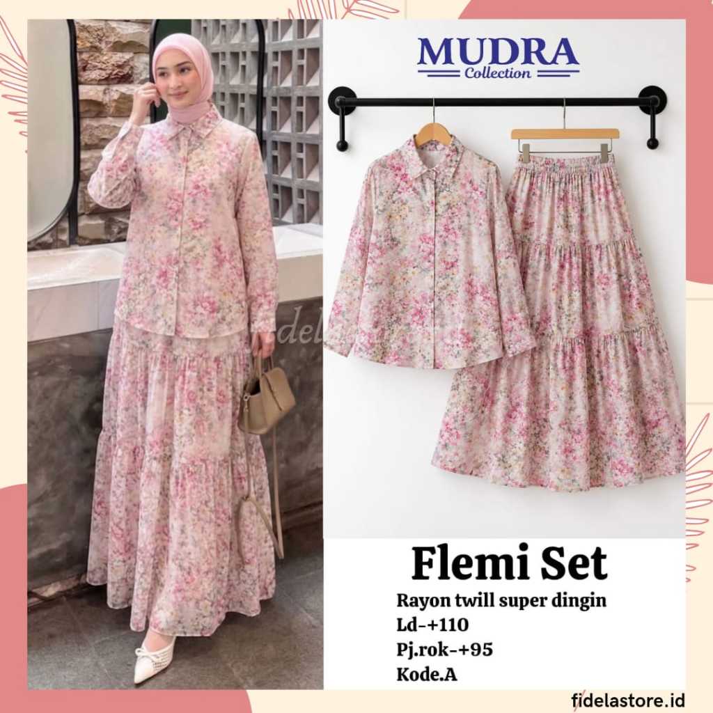 Mudra Hijab | Gamis Terbaru | Gamis Wanita | Gamis Premium | Gamis Pesta | Aghnii Set | Evara | Syib