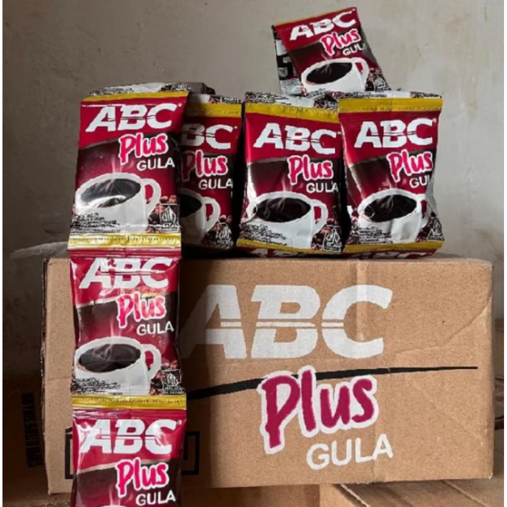 Kopi ABC Plus Gula 1 Dus isi 120 Sachet
