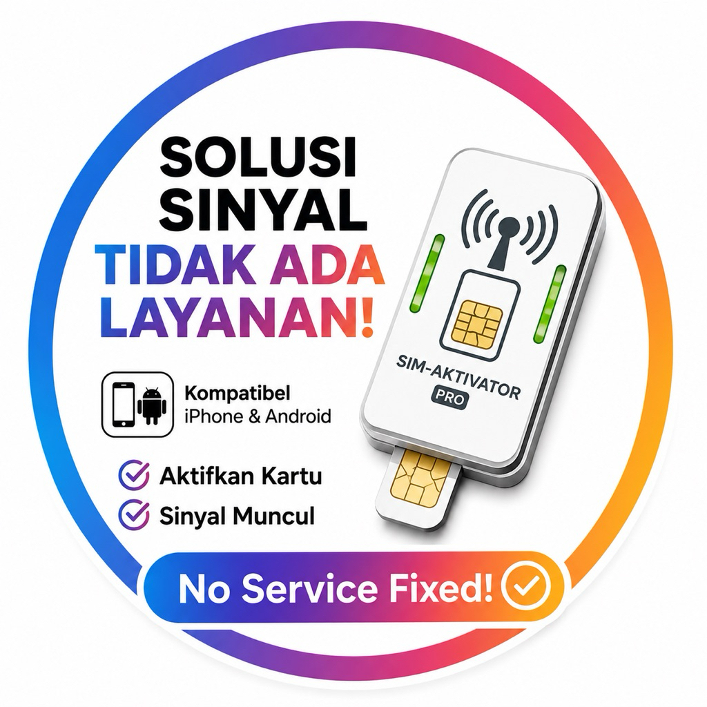 Sim Aktivator | Solusi Sinyal Tidak Ada Layanan / No Service Android iPhone
