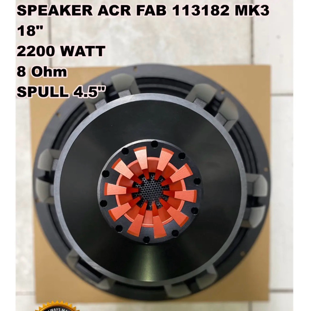 Speaker fabulous 18 inch PA 113182 MK 3 subwoofer