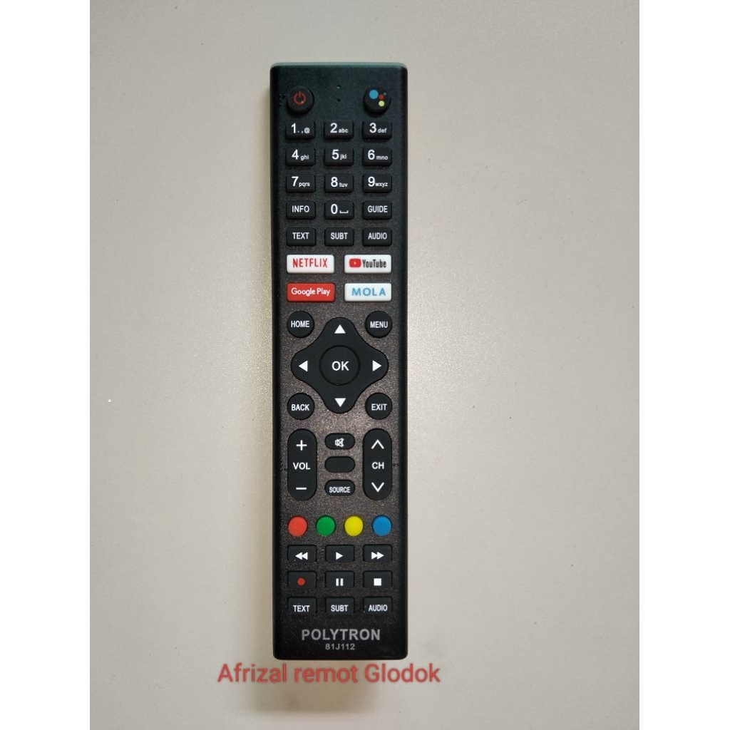 REMOT TV POLYTRON LED/LCD ANDROID SMART TV 81J112/81J94/81J273
