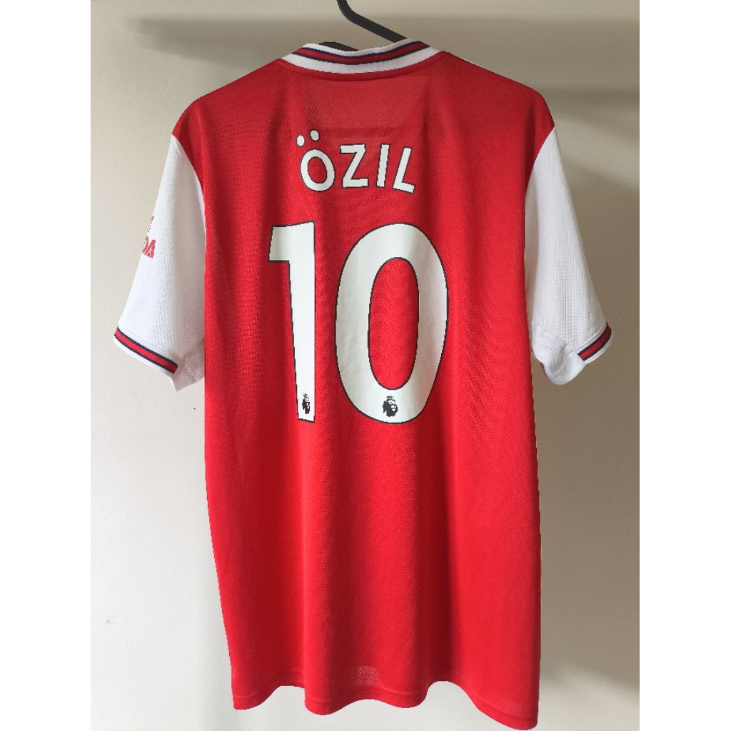JERSEY ARSENAL HOME 2019 OZIL (L) ORIGINAL BAJU BOLA ASLI RARE LANGKA VINTAGE LAWAS