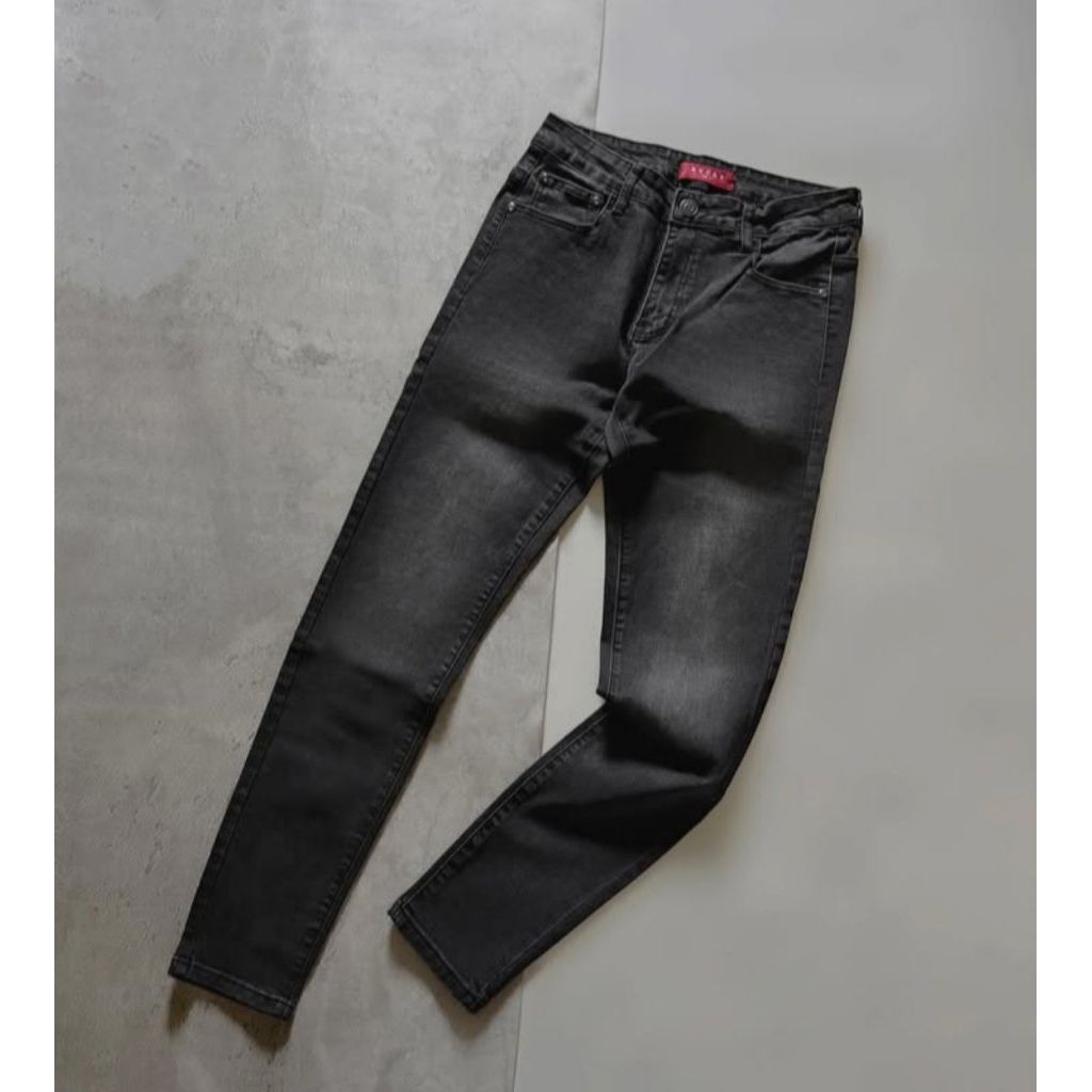 [ORIGINAL] RUCAS Essentials Black Washed Jeans || RUCAS S9 Grand Combination Python Leather Jeans | 