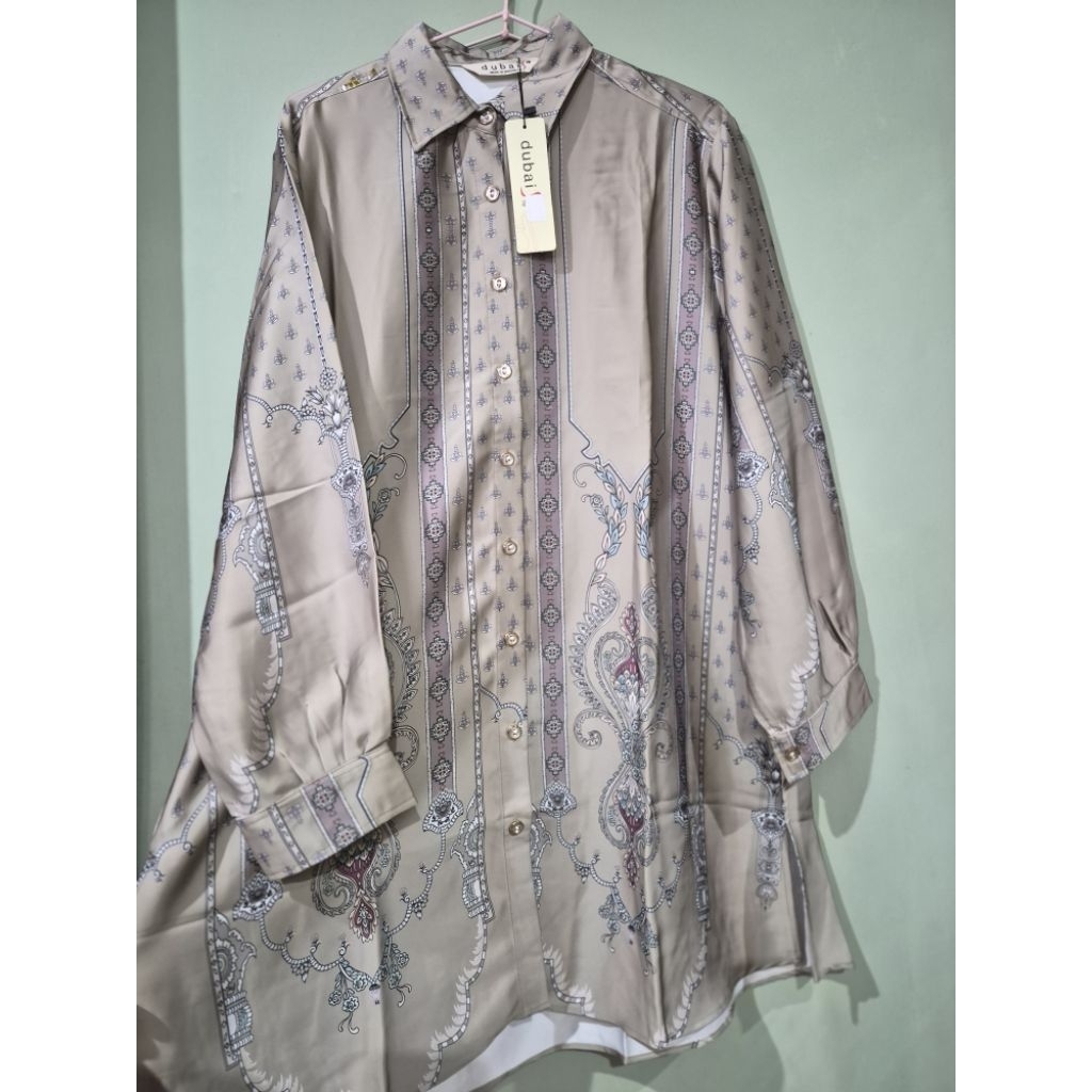 Tunik Dubai Sage
