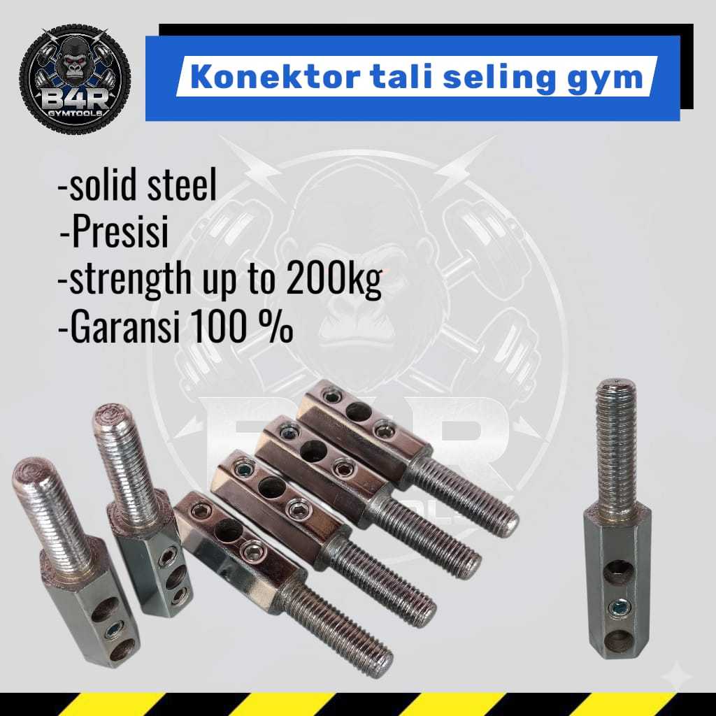 BAUT KONEKTOR SELING GYM BAUT KONEKTOR WEIGHT STAK GYM BAUT SELECTOR GYM CABLE TENSIONER BOLT AKSESO