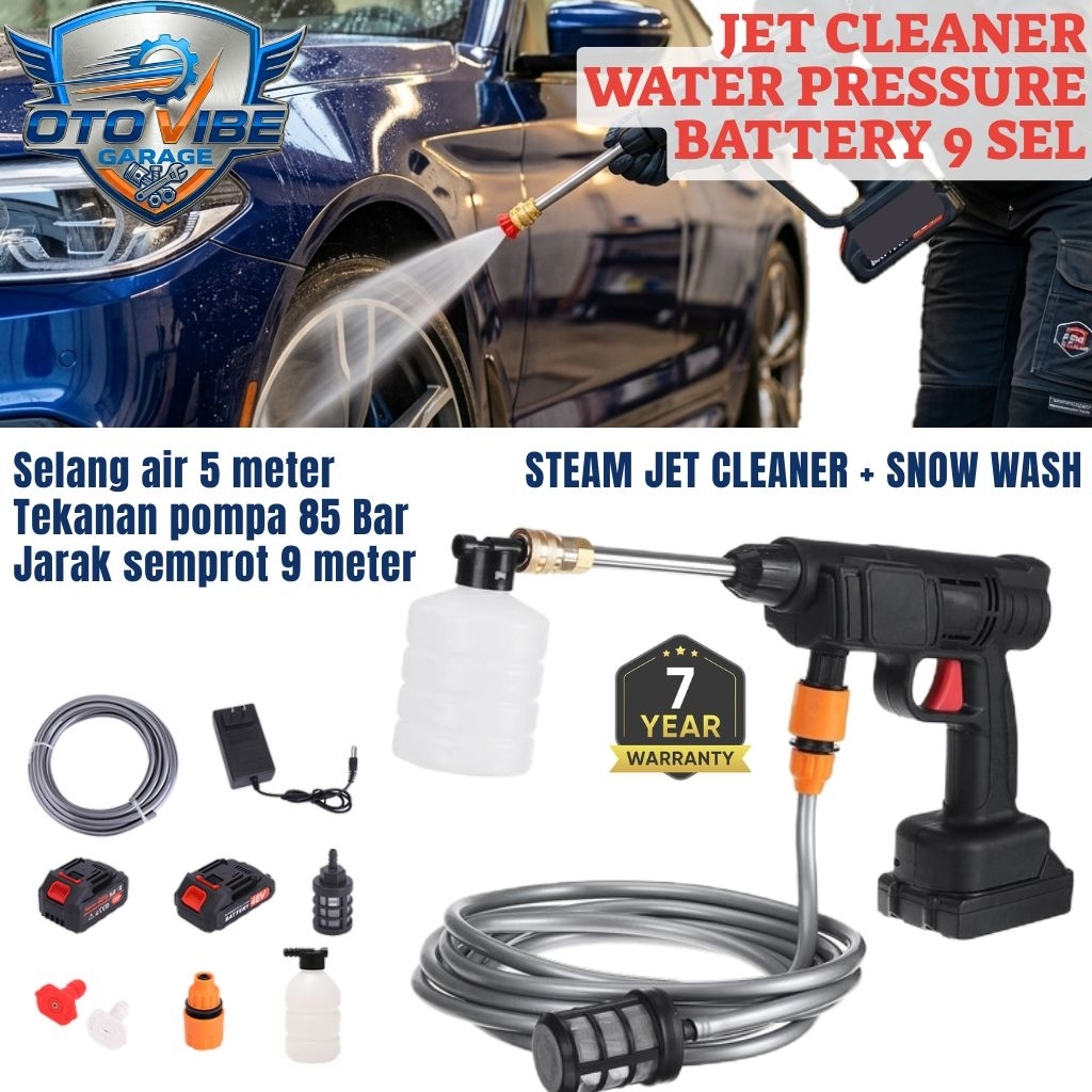 Alat Cuci Mobil Motor Portable Jet Cleaner Cuci Mobil Motor Portable Rechargeable 450 Watt Alat Cuci