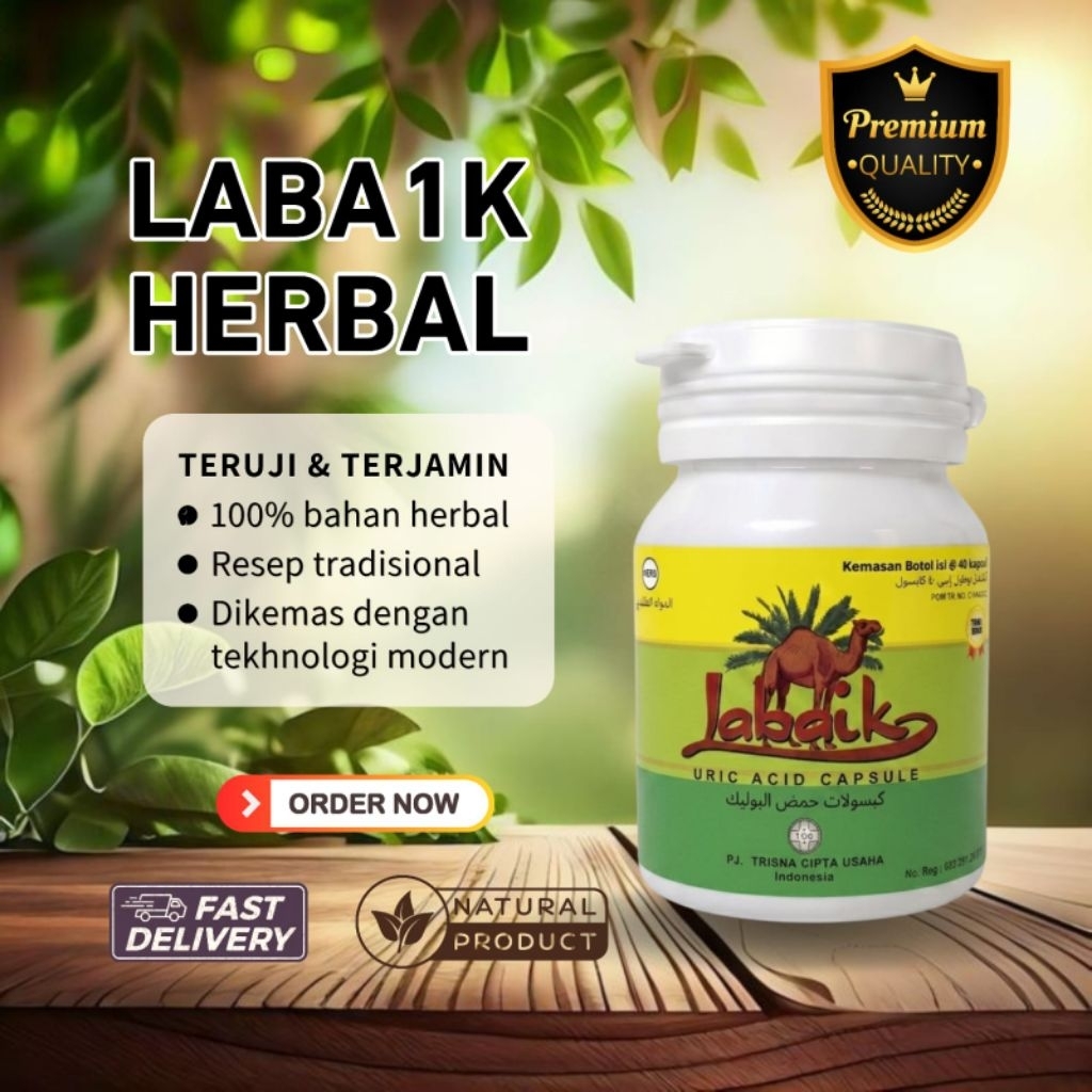 Labaik Herbal Original Isi 40 Kapsul