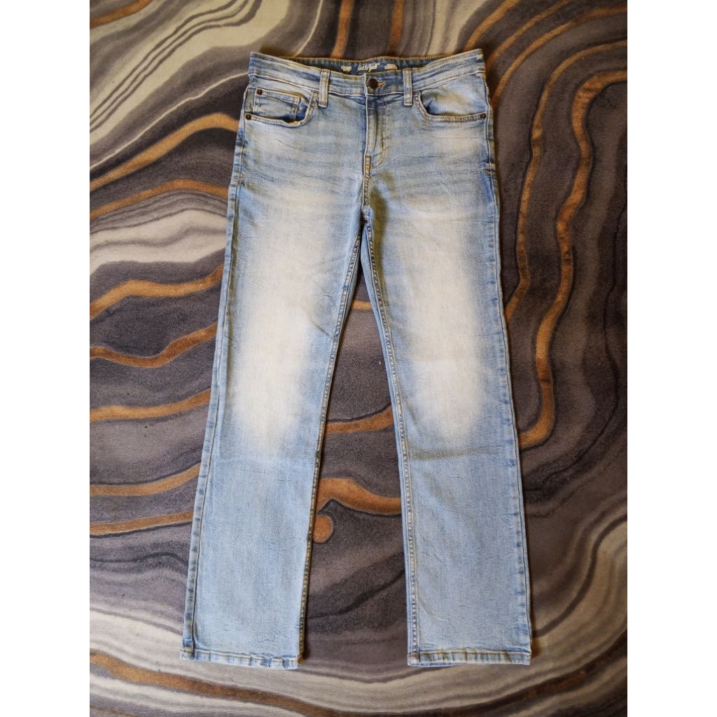 Celana Panjang Jeans Cat & Jacket Denim Second Original