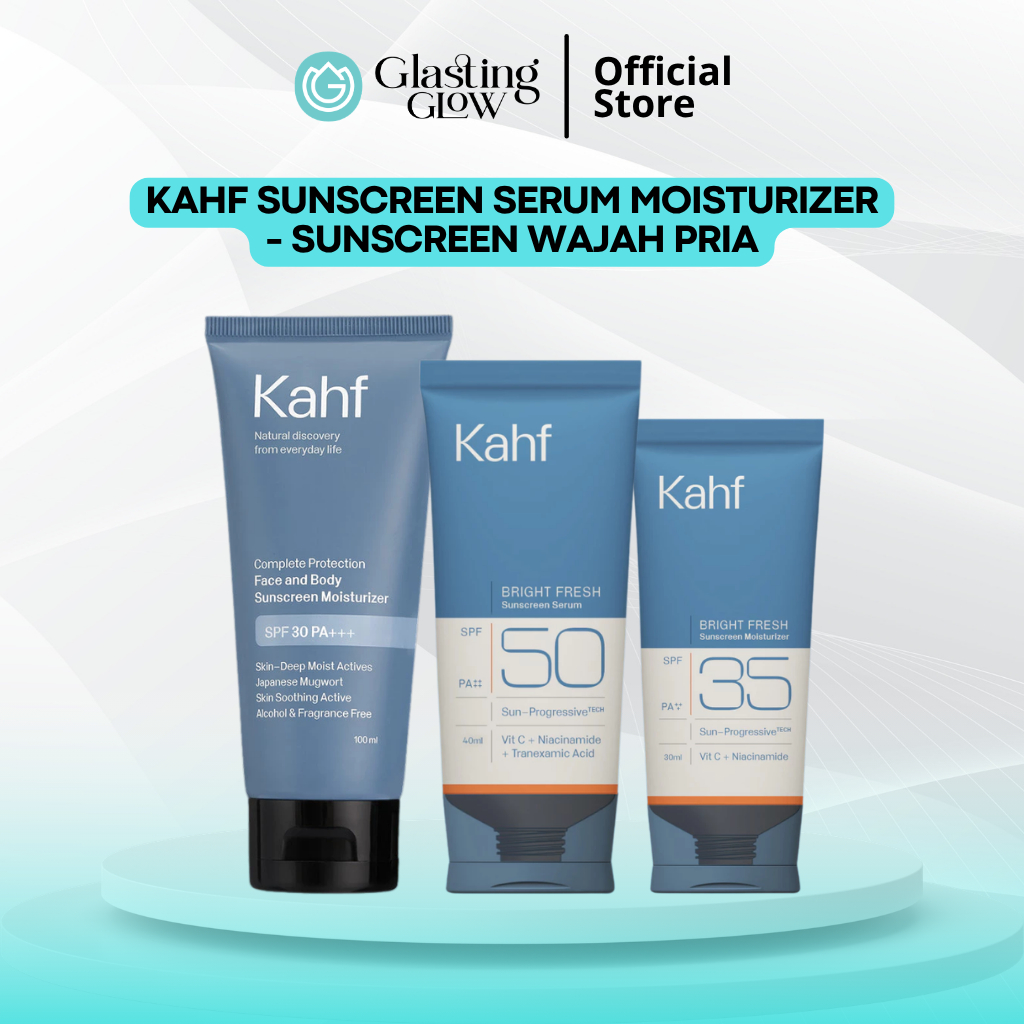 KAHF Sunscreen Serum Moisturizer - Sunscreen Wajah Pria