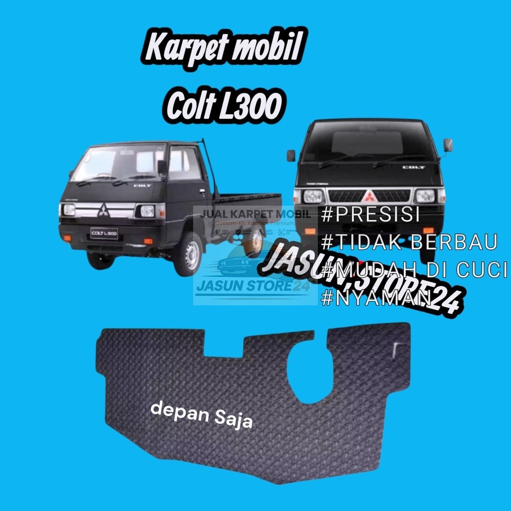 Karpet Alas Kaki  Mobil L300 bagian depan saja persisi bahan spon berkualitas ,murah