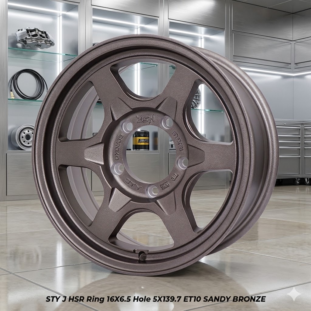 Velg Mobil Palang 6 Pcd 5x139,7 Ring 17 HSR Pelak Mobil Jimny Escudo Feroza Taft DLL