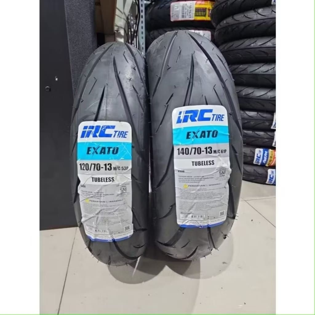 PROMO Sepasang ban nmax ukuran 140/70-120/70- ring13 tubless merk IRC