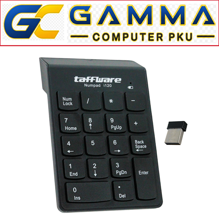 KEYBOARD WIRELESS NUMERIC TAFFWARE / WIRELESS KEYBOARD ANGKA LAPTOP / WIRELESS MINI NUMERIC KEYPAD T