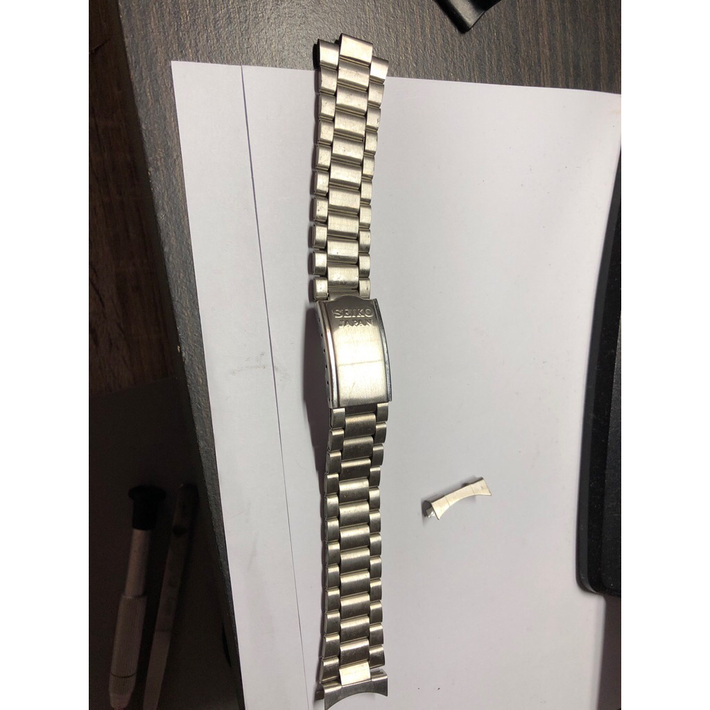 rantai jam seiko 5 curve 18mm stenlis steel