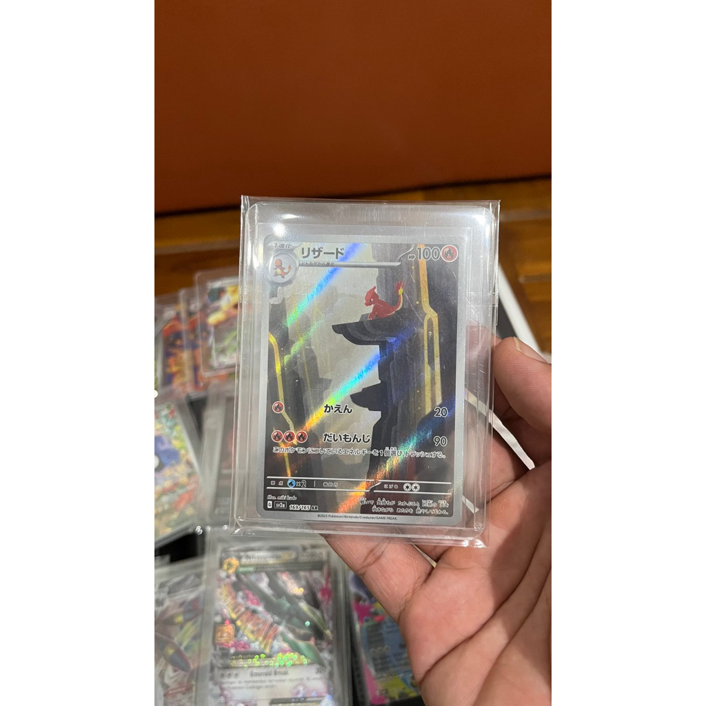 Kartu pokemon japan charmeleon 151 AR rare pack jepang