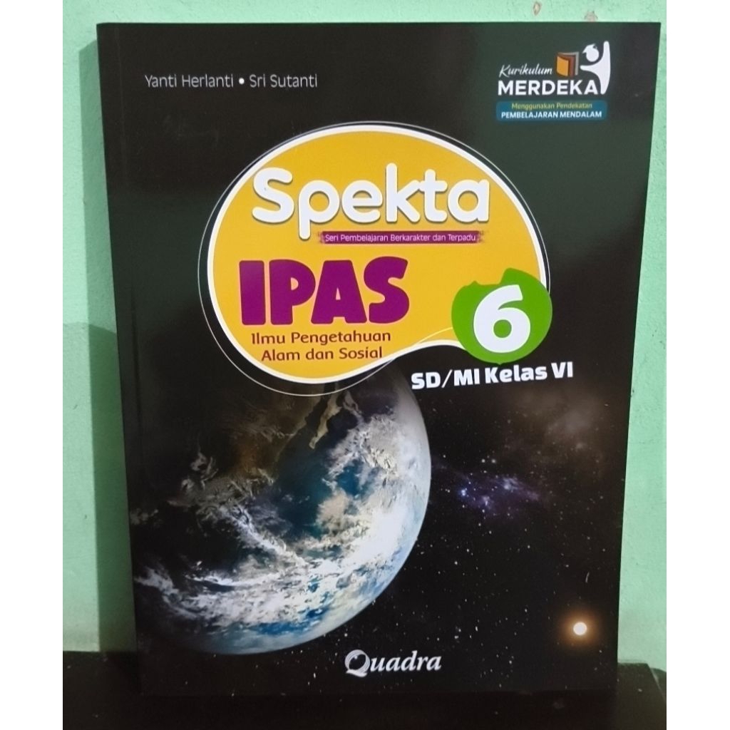 Buku Spekta IPAS Kelas 6 SD Kurikulum Merdeka Quadra