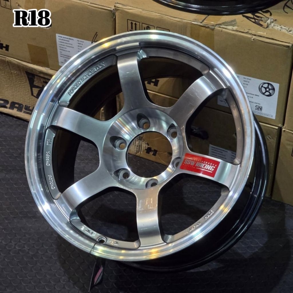velg mobil ring 18 SSW S202 ORIGINAL THAILAND velg racing VOLKRAYS TE37 PROGRESSIVE R18 untuk mobil 
