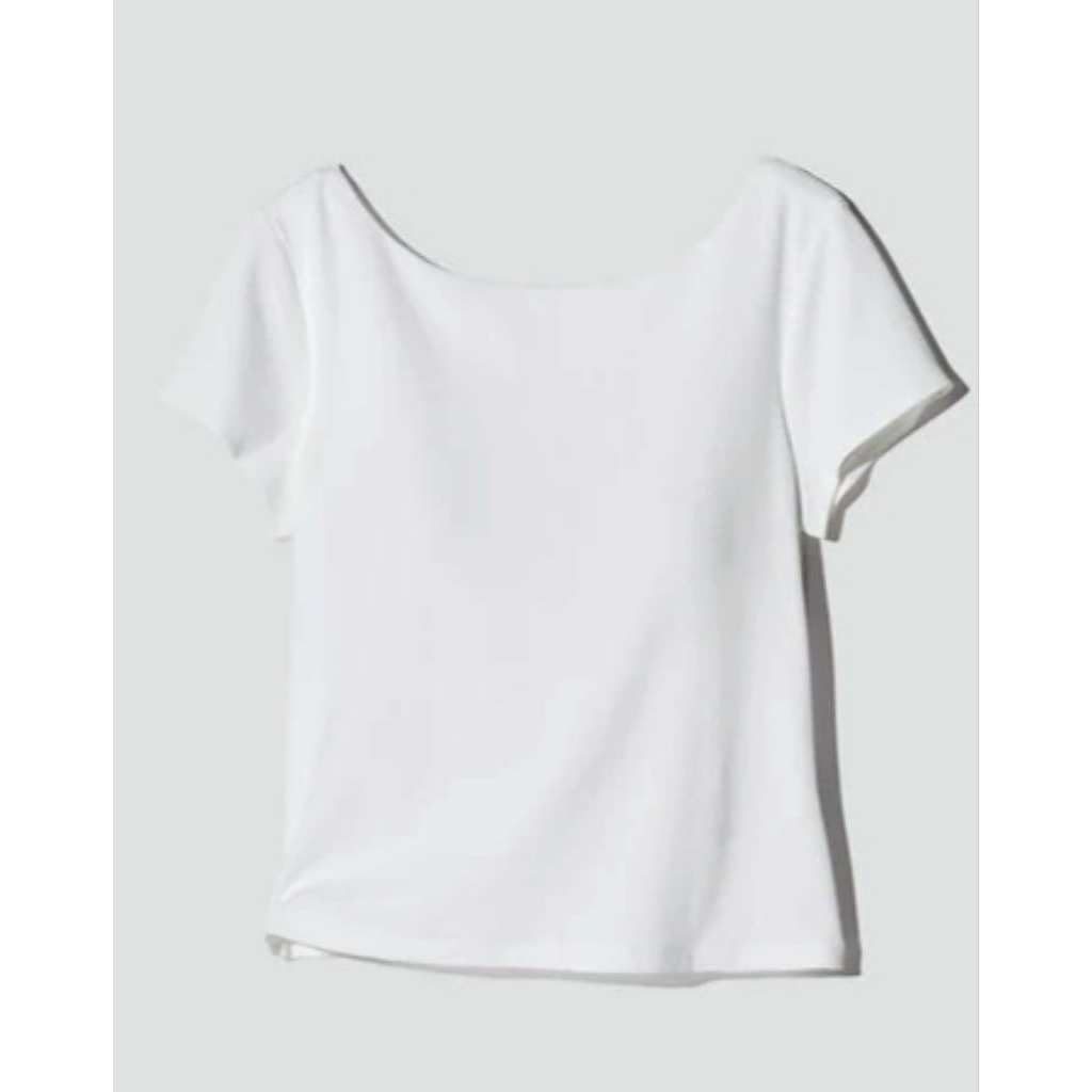 UNIQLO AIRism BRA T-SHIRT (MANSET BRA LENGAN PENDEK)