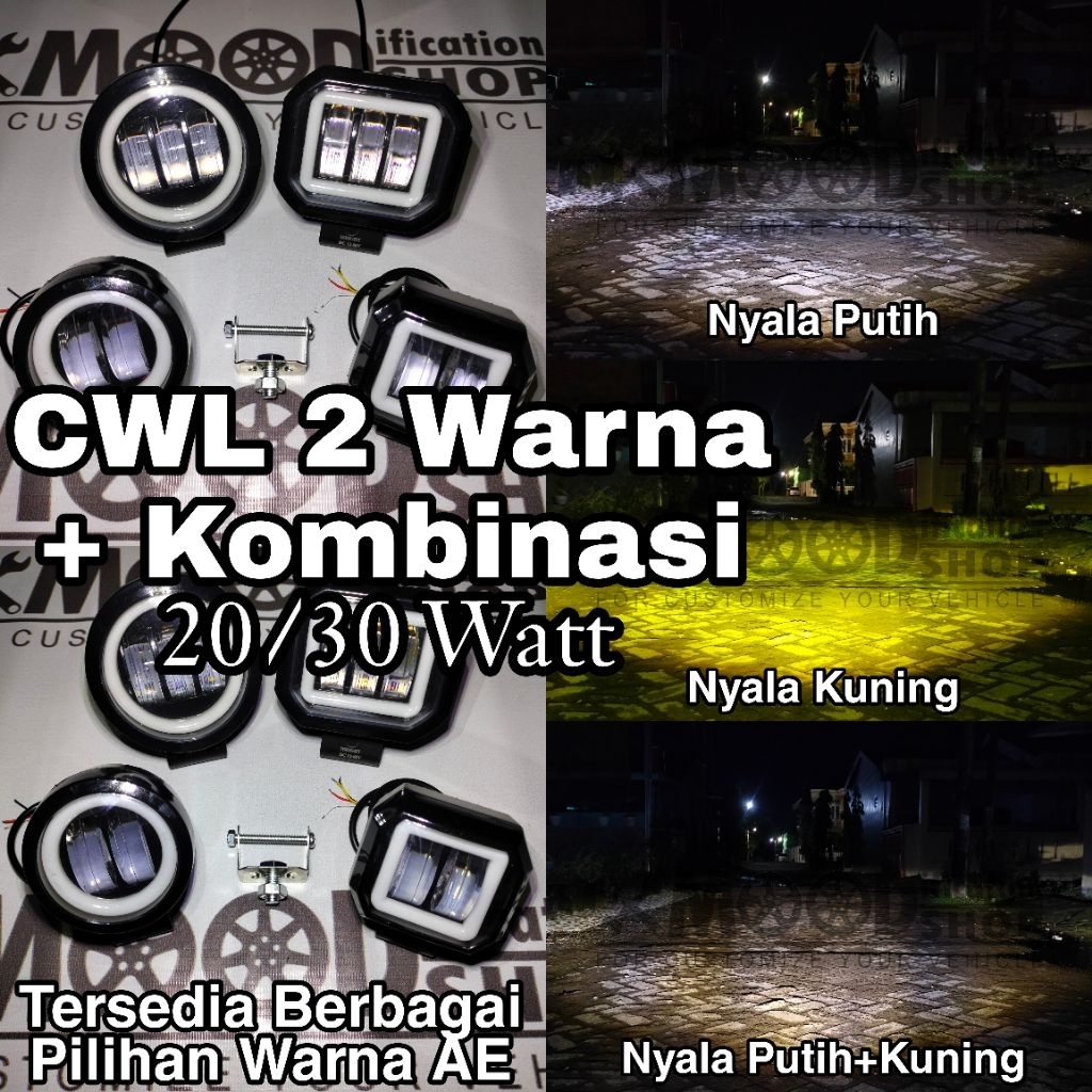 IBRIGHT Lampu Led CWL 2 Warna Universal