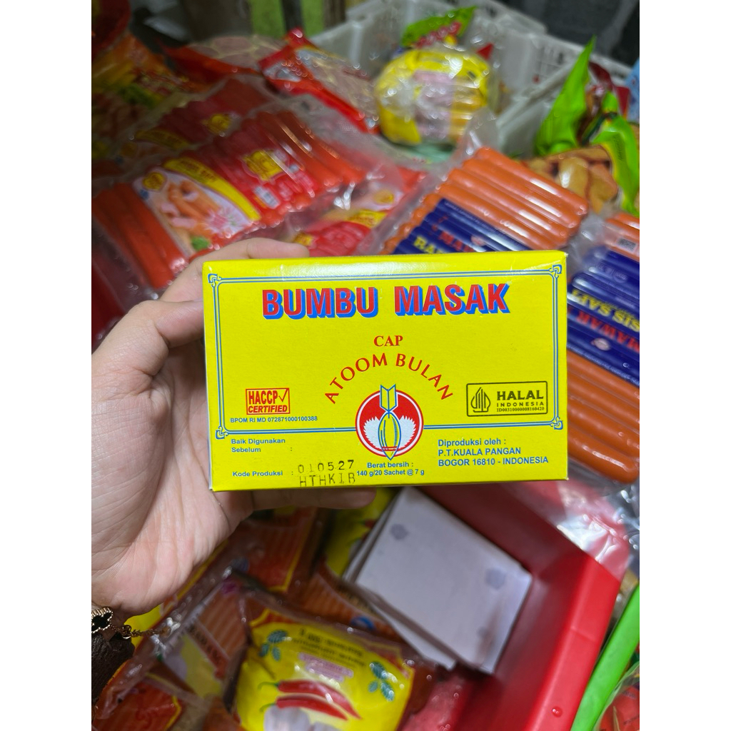 Bumbu Masak Atom Bulan Praktis - Rasa Gurih Asin, Halal, Mudah Digunakan