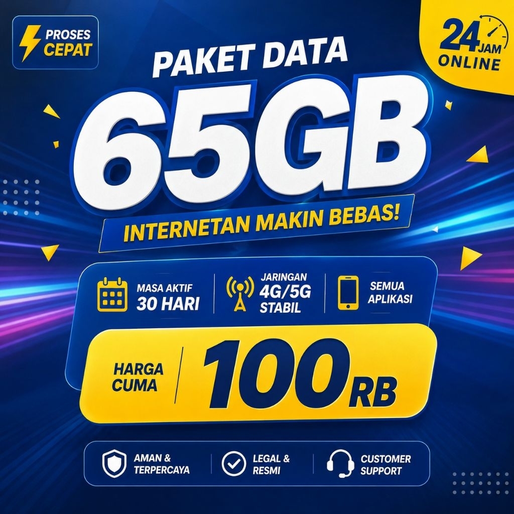 Paket Data XL Flex Max 65gb
