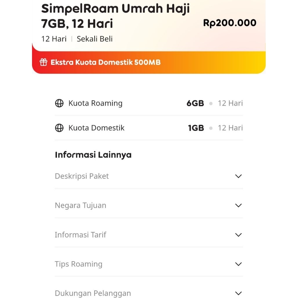 PAKET INJECK HAJI DAN UMROH INDOSAT IM3 7 GB 12 HARI