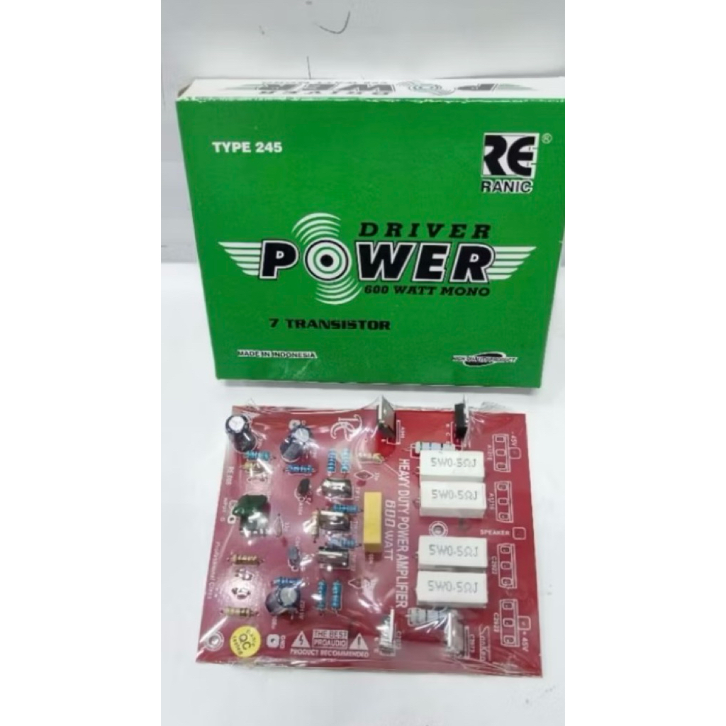 RANIC Morales kit power amplifier 600 watt driver (type-245)