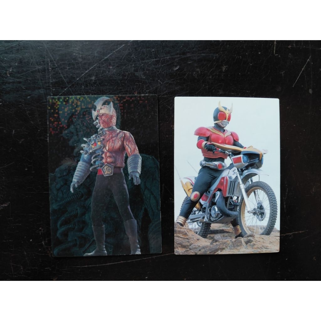 Kartu koleksi calbee kamen rider kuuga 2 original card