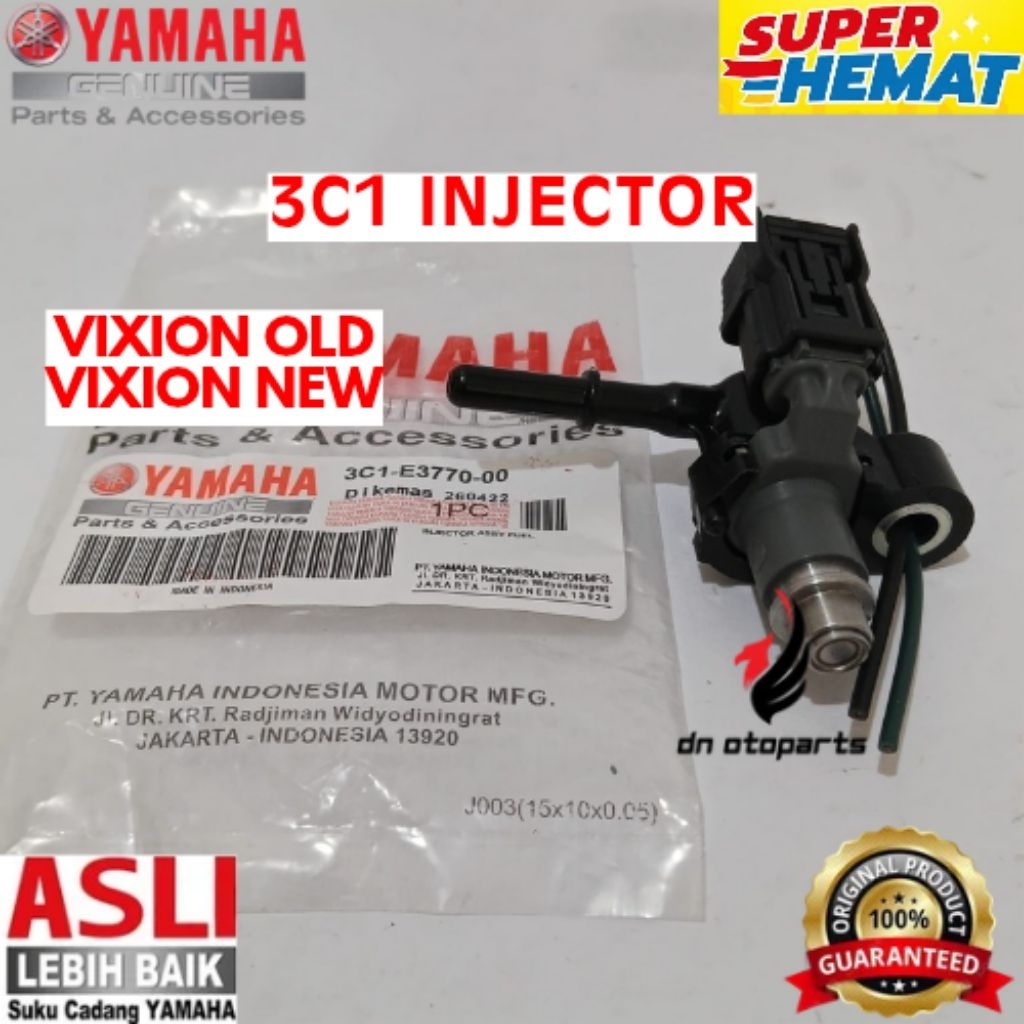 INJECTOR ORIGINAL YAMAHA KODE 3C1, INJECTOR VIXION OLD, INJECTOR VIXION NEW













