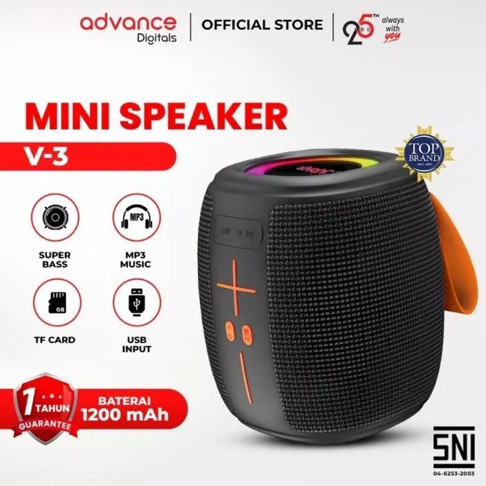 Advance V-3 Speaker Bluetooth Mini Portable Speaker Bluetooth