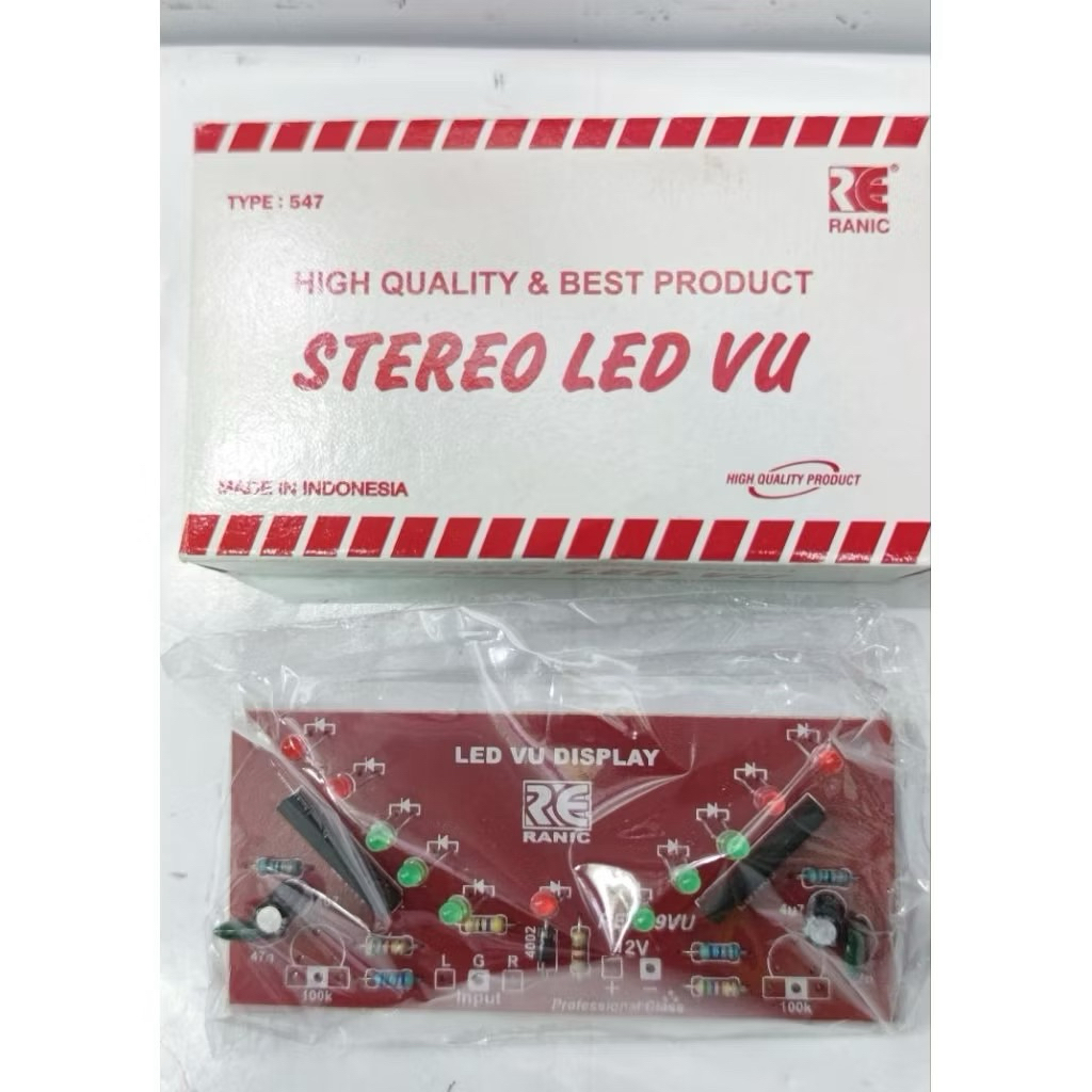 RANIC KIT LED VU DISPLAY STEREO TYPE(547)