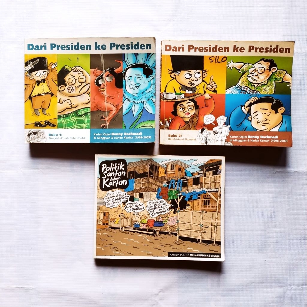 Buku Kartun/Komik Politik-Ekonomi; DARI PRESIDEN ke PRESIDEN, Politik Santun dalam KARTUN, SALESMAN 