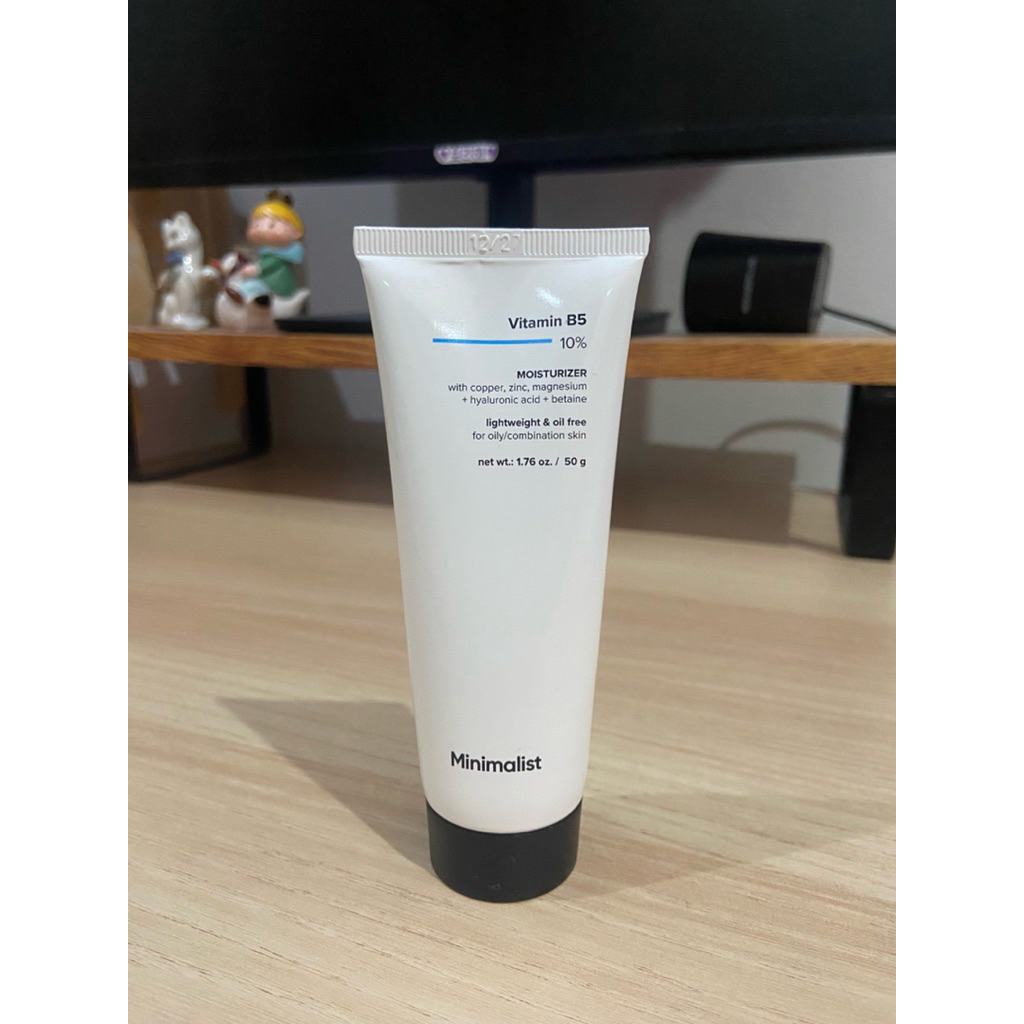 Minimalist 10% Vitamin B5 Moisturizer | Pelembab Wajah Panthenol Bebas Minyak dengan Zinc | 50G